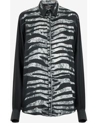 Roberto Cavalli - Zebra-Print Shirt - Lyst