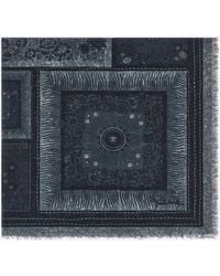 Roberto Cavalli - Shawl With Zebra Pattern And Logo - Lyst