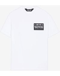 Roberto Cavalli - Just Cavalli Logo-appliqué Cotton T-shirt - Lyst