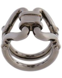Metallic for Men Mens Jewellery Rings Roberto Cavalli Ring in Lead 