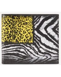 Roberto Cavalli Brieftasche mit animalischem patchwork-print - Schwarz