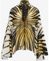 Roberto Cavalli - Ray Of Print Silk Shirt - Lyst