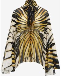 Roberto Cavalli - Ray Of Print Silk Shirt - Lyst