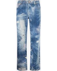 Roberto Cavalli - Patchwork Denim Jeans - Lyst