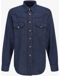 Roberto Cavalli - Jeans Shirt - Lyst