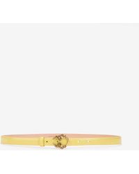 Roberto Cavalli - Leather Belt With Snake Buckle - Lyst