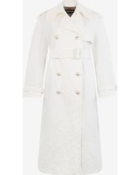 Roberto Cavalli - Leopard-Pattern Cotton Jacquard Trench Coat - Lyst