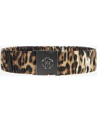 Roberto Cavalli - Belt With Leopard Print - Lyst