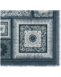Roberto Cavalli - Shawl With Zebra Pattern And Logo - Lyst