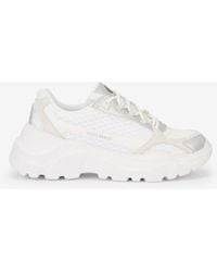 Roberto Cavalli - Chunky Sneakers With Leather Inserts - Lyst
