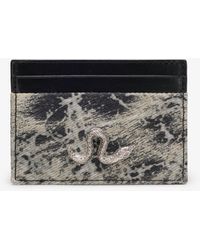 Roberto Cavalli - Card Holder With Jaguar Print - Lyst