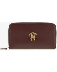 Roberto Cavalli - Wallet With Monogram Rc And Zip - Lyst