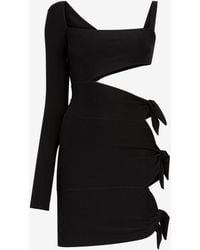 Roberto Cavalli - Cut Out-Detail Mini Dress - Lyst