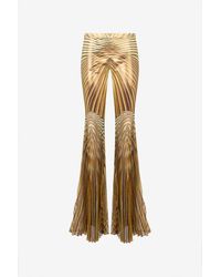 Roberto Cavalli - Flared Trousers With Iside Print - Lyst