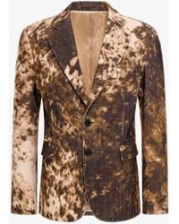 Roberto Cavalli - Appaloosa Print Blazer - Lyst