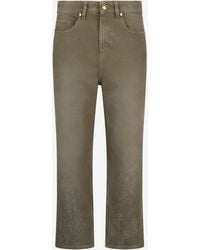Roberto Cavalli - Cropped Jeans - Lyst