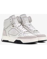 Roberto Cavalli - Leather High-Top Sneaker - Lyst
