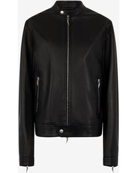 Roberto Cavalli - Biker Jacket With Fang Details - Lyst