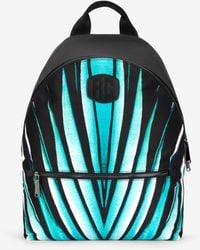 Roberto Cavalli - Ray Of Sea Print Backpack - Lyst