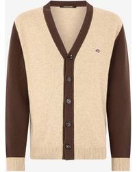 Roberto Cavalli - Cardigan With Rc Monogram Patch - Lyst