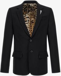 Roberto Cavalli - Two Button Blazer With Fang - Lyst