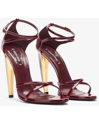 Roberto Cavalli - Sandales À Talon Fang - Lyst