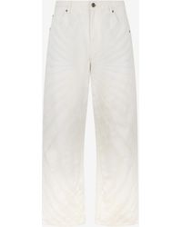 Roberto Cavalli - Vaqueros Con Estampado Ray Of - Lyst