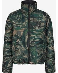 Roberto Cavalli - Reversible Tiger Camu Print Puffer Jacket - Lyst