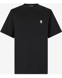 Roberto Cavalli - T-Shirt With Mirror Snake Monogram - Lyst