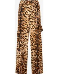 Roberto Cavalli - Hose Mit Print Jaguar Skin - Lyst