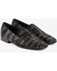 Roberto Cavalli - Mit Kristallen Verzierte Loafers - Lyst