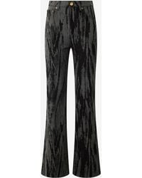 Roberto Cavalli - Denim Jeans With A Streak Effect - Lyst