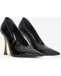 Roberto Cavalli - Crocodile Scale-Effect Pumps - Lyst