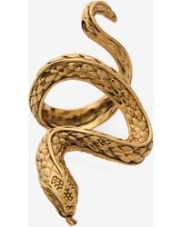 Roberto Cavalli - Antique Snake Ring - Lyst