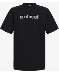 Roberto Cavalli - T-Shirt With Logo - Lyst