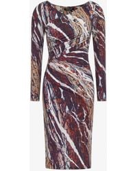 Roberto Cavalli - Marble Print Dress - Lyst