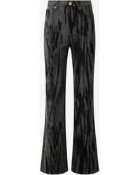 Roberto Cavalli - Denim Jeans With A Streak Effect - Lyst