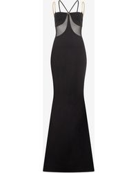 Roberto Cavalli - Maxi Dress With Chain Straps - Lyst