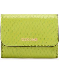 Roberto Cavalli - Snake-Effect Card Holder With Logo - Lyst
