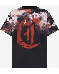 Roberto Cavalli - Camiseta Con Estampado Rusty Stain - Lyst