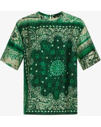 Roberto Cavalli - Bandana Printed T-Shirt - Lyst