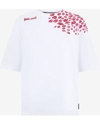 Roberto Cavalli - The Jaguar Kiss Print T-Shirt - Lyst