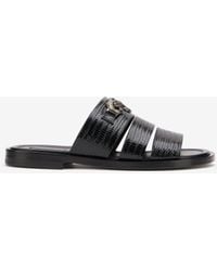 Roberto Cavalli - Leather Sandals - Lyst