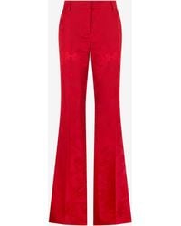 Roberto Cavalli - Dark Trousers With Dragon Pattern - Lyst
