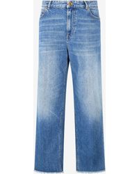 Roberto Cavalli - Jeans With Mirror Snake Monogram - Lyst