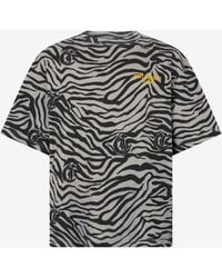 Roberto Cavalli - Natural Barb Print T-Shirt - Lyst