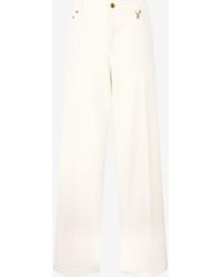 Roberto Cavalli - Python-Print Palazzo Pants - Lyst