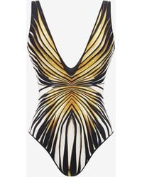 Roberto Cavalli - Ray Of Print Swimsuit One-Piece - Lyst