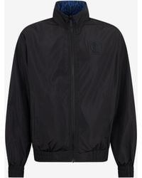 Roberto Cavalli - Leopard Print Reversible Zip Jacket - Lyst