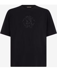 Roberto Cavalli - T-Shirt Tonal Logo - Lyst